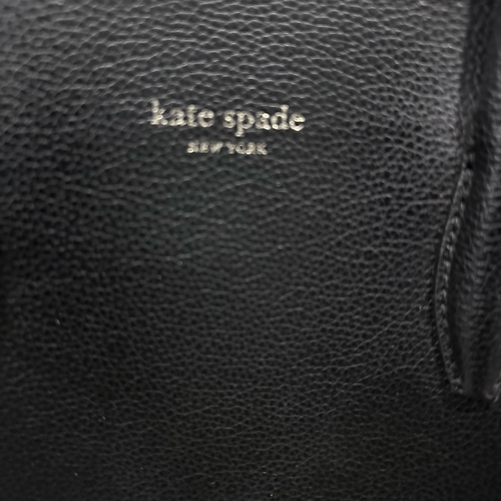 Kate Spade Black Leather Tote Bag - Picture 2 of 10